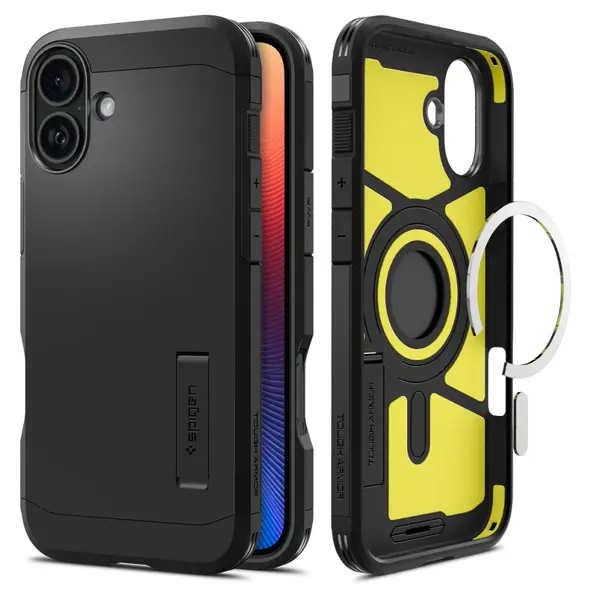 Spigen Spigen Tough Armor MAG iPhone 16 Plus MagSafe czarny/black ACS08085