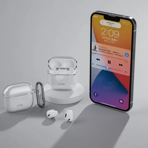Tech-Protect Flexair Apple AirPods 4 Clear THP3344 5906302370092