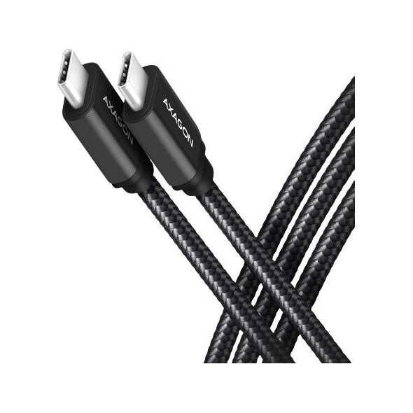 Kabel USB Axagon USB-C - USB-C 1 m Czarny (BUCM3-CM10AB)