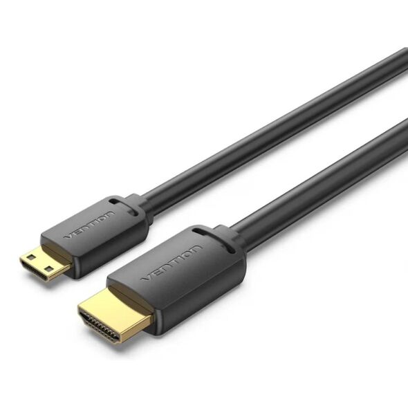 VENTION Mini HDMI to HDMI 4K HD Cable 3M Black (AGHBI) (VENAGHBI) έως 12 άτοκες Δόσεις