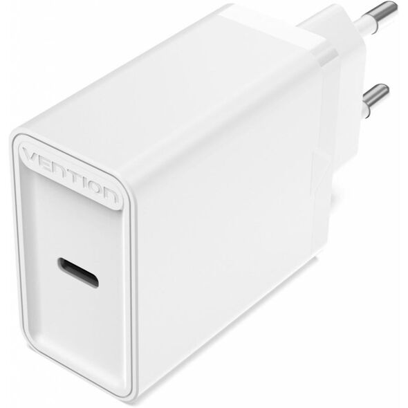 VENTION USB-C Wall Charger (30W) EU White (FAIW0-EU) (VENFAIW0-EU) έως 12 άτοκες Δόσεις