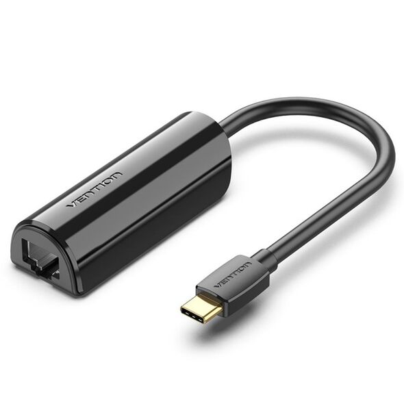 VENTION Type-C to Gigabit Ethernet Adapter 0.15M Black (CFBBB) (VENCFBBB) έως 12 άτοκες Δόσεις