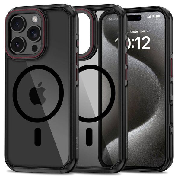 Case IPHONE 16 PRO Tech-Protect MagHybrid MagSafe black 5906302312085