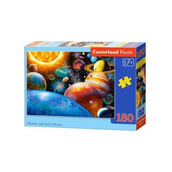 Castorland Puzzle Planets and their Moons 180 elementów (241101)