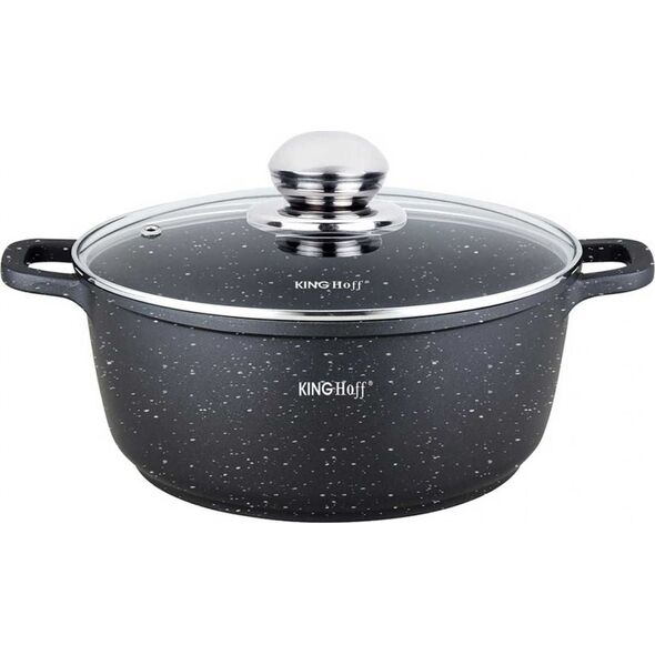 KingHoff Kinghoff garnek marmurowy 26cm kh-1596 5,6l!