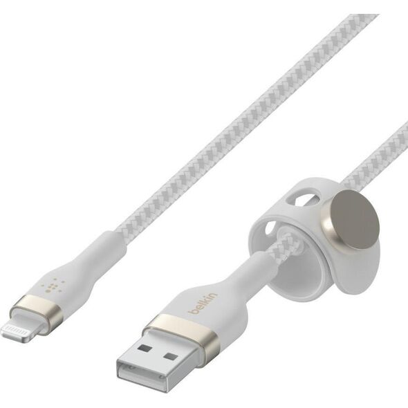 Kabel USB Belkin USB-A - Lightning 1 m Biały (CAA010BT1MWH)