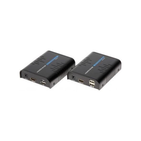 System przekazu sygnału AV Extender HDMI+USB-EX-100