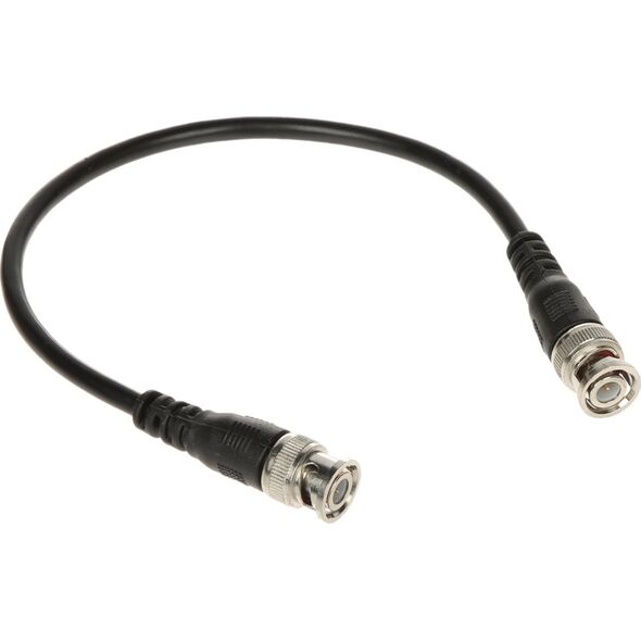 Kabel BNC - BNC 0.3m czarny (CROSS-BNC/0.3M*P50)