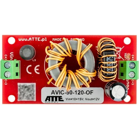 Przetwornica Atte PRZETWORNICA DC/DC AVIC-50-120-OF ATTE 10-15V 50W 4A