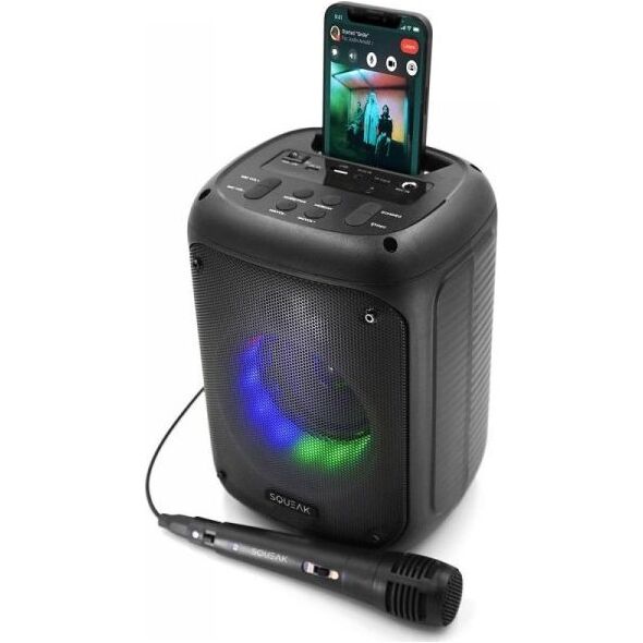 Głośnik SQUEAK Głośnik karaoke SQUEAK Beatflow Bluetooth 5.0 + EDR