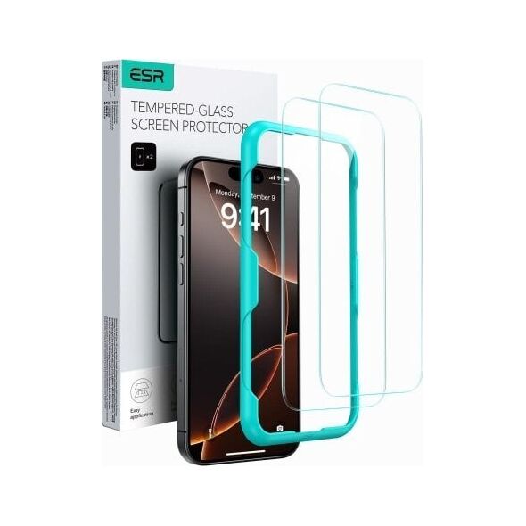 ESR SZKŁO HARTOWANE ESR TEMPERED GLASS 2-PACK IPHONE 16 PRO MAX CLEAR