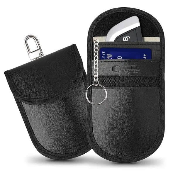 Tech-Protect KLR100 faraday cage Pouch Keyless RFID Signal Blocker Case Black