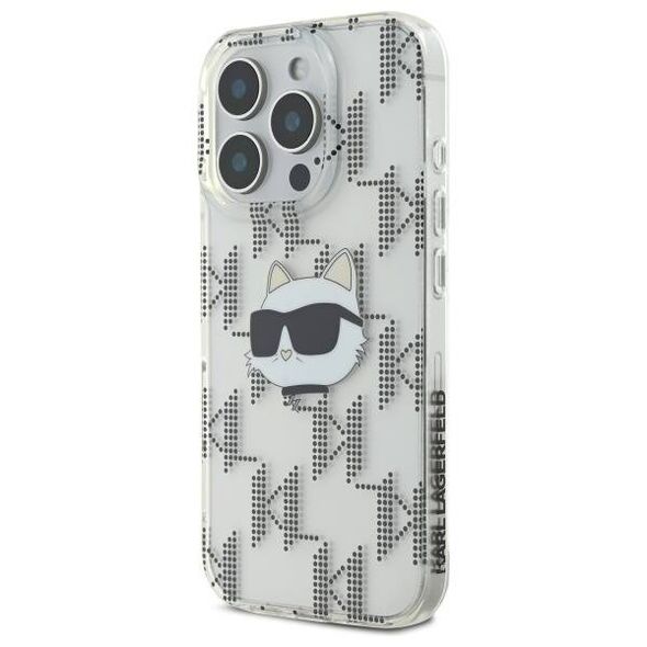 Karl Lagerfeld case for iPhone 16 Pro 6,3&quot; KLHCP16LHKLPCHT transparent Hard IML Choupette Head Electroplated 3666339319908