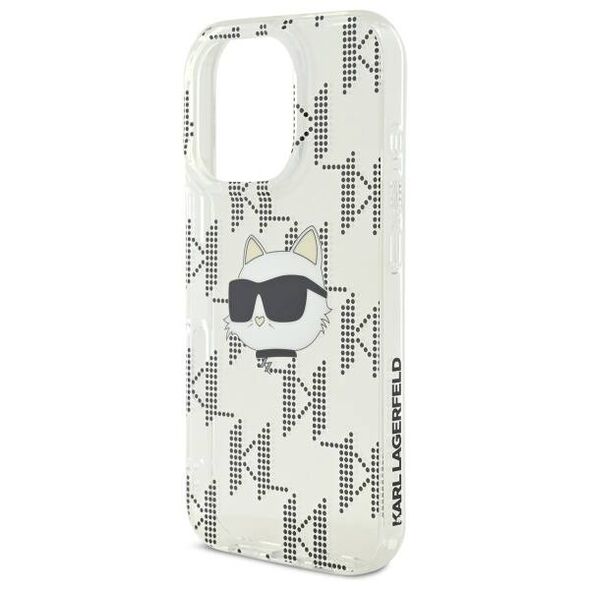 Karl Lagerfeld case for iPhone 16 Pro 6,3&quot; KLHCP16LHKLPCHT transparent Hard IML Choupette Head Electroplated 3666339319908