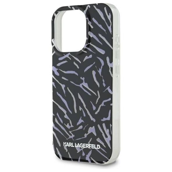 Karl Lagerfeld case for iPhone 16 Pro Max 6,9&quot; KLHCP16XHZBPKCCU Purple Hard Zebra With Cord 3666339320355