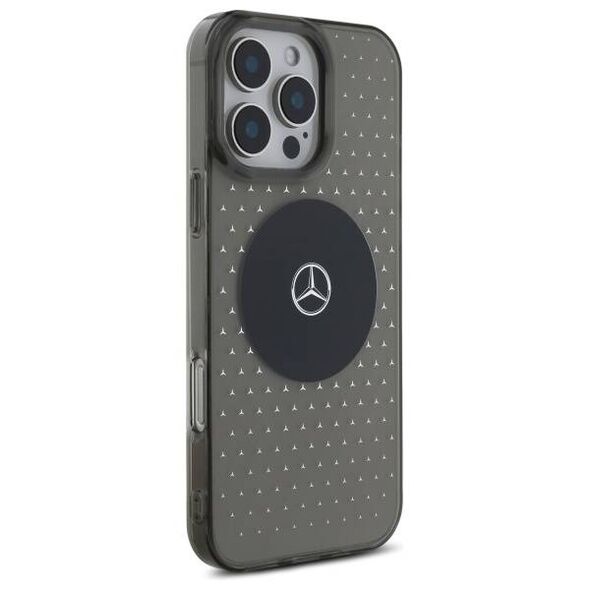 Mercedes case for iPhone 16 Pro 6,3&quot; MEHMP16L23HCPK Hardcase MB Case Star Pattern black 3666339326340