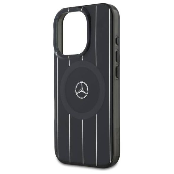 Mercedes case for iPhone 16 Pro 6,3&quot; MEHMP16L23HRSK Hardcase MB Double Layer Crossed Lines MagSafe black 3666339326661