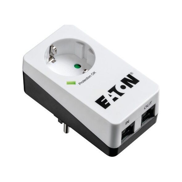 Listwa zasilająca Eaton Wtyczka przeciwprzepięciowa Protection Box 1 Tel@ DIN PB1TD -PB1TD