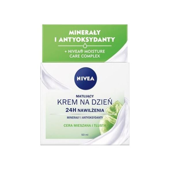 Nivea 24h Nawilżenia matujący krem na dzień cera mieszana i tłusta 50ml