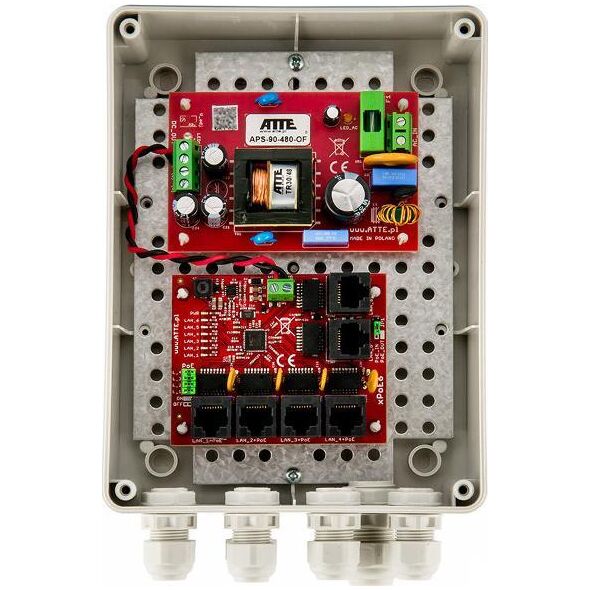 Atte SWITCH 5-PORTOWY POE ATTE IP-5-11-M2