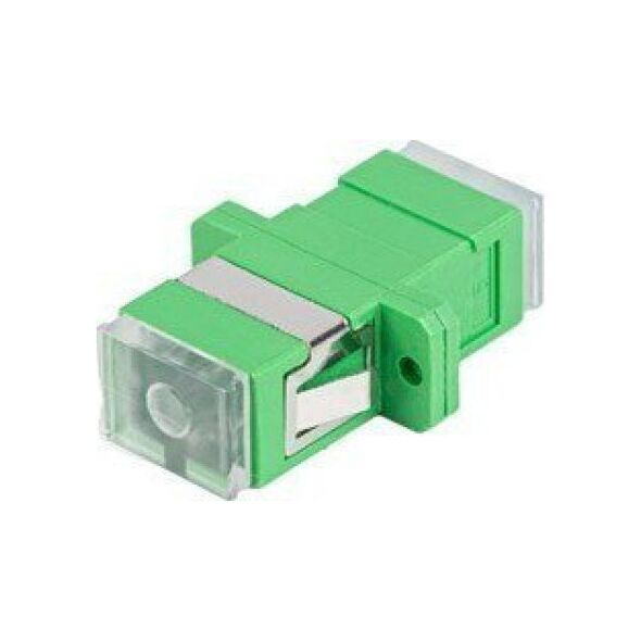 Lanberg Adapter światłowodowy SM SC/APC simplex zaślepka przezroczysta 25 sztuk