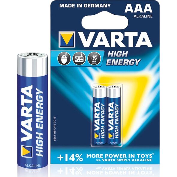Varta Bateria High Energy AAA / R03 2 szt.