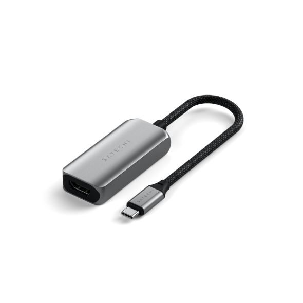 Satechi Single Port USB-C / HDMI 2.1 8K adapter space gray