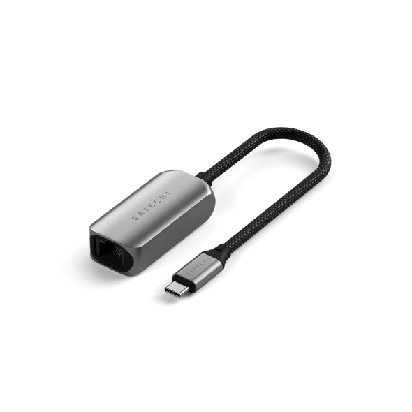 Satechi Ethernet USB-C / 2.5 Gigabit Ethernet adapter space gray