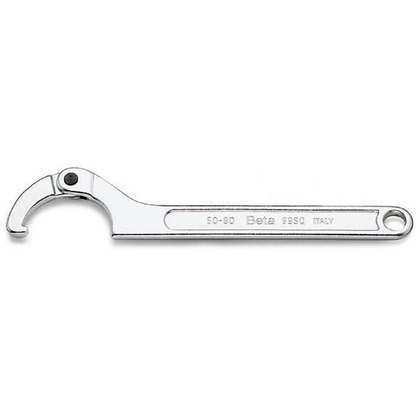 Beta Tools Klucz hakowy z pazurem przegubowy 35-50mm (000990235)