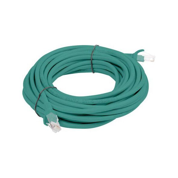 Lanberg RJ-45/RJ-45 kat.5e Zielony 10m (PCU5-10CC-1000-G)