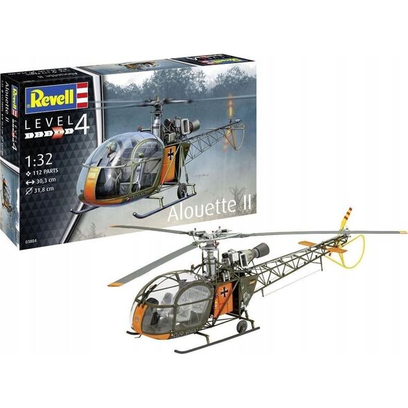 Revell Model plastikowy Helikopter Alouette II 1/32