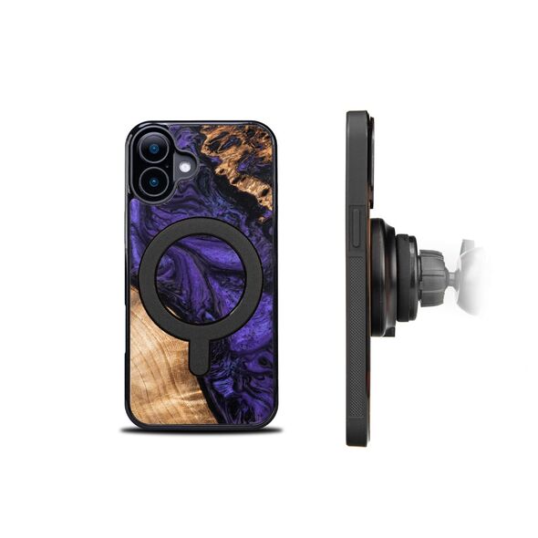 Bewood Unique case for iPhone 16 6,1&quot; Violet with MagSafe 5906306016163