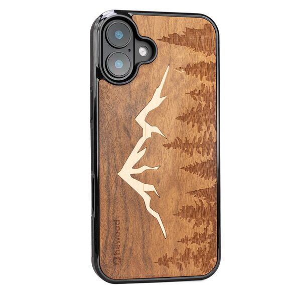 Bewood case for iPhone 16 Plus 6,7&quot; Mountains Imbuia 5906306016422