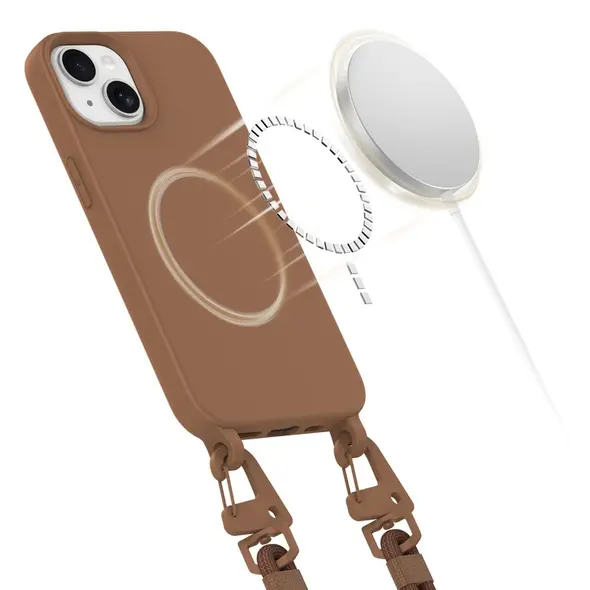 Tech-Protect Magnecklace MagSafe Apple iPhone 13 Chocolate Brown