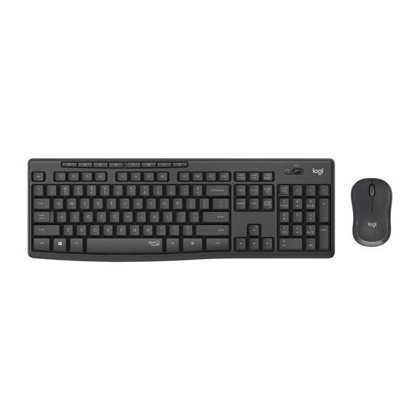 Logitech MK295 Silent Wireless Combo US Graphite (920-009800) (LOGMK295GPH) έως 12 άτοκες Δόσεις