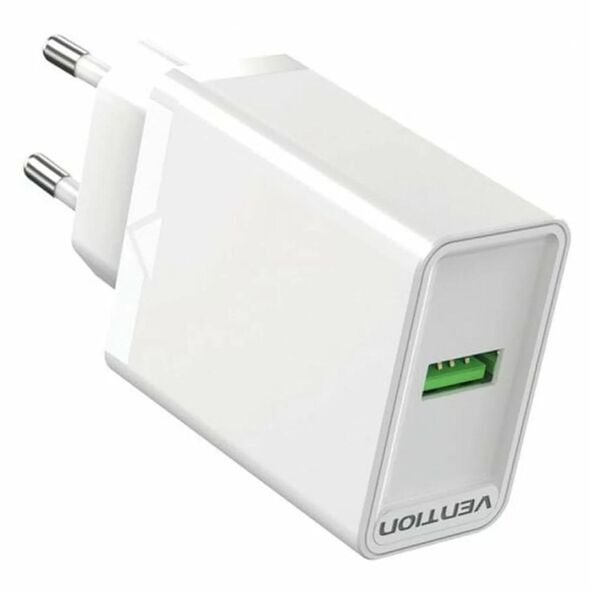 VENTION USB Wall Charger (18W) EU White (FABW0-EU) (VENFABW0-EU) έως 12 άτοκες Δόσεις