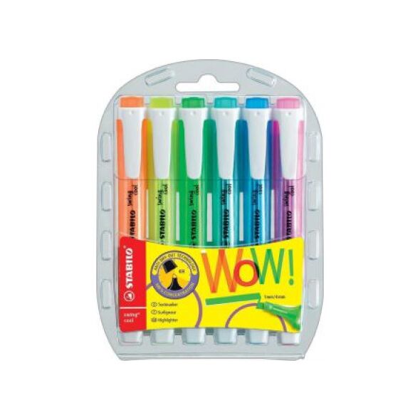 Stabilo Zakreślacz Swing Cool etui 8 kolorów (205522)