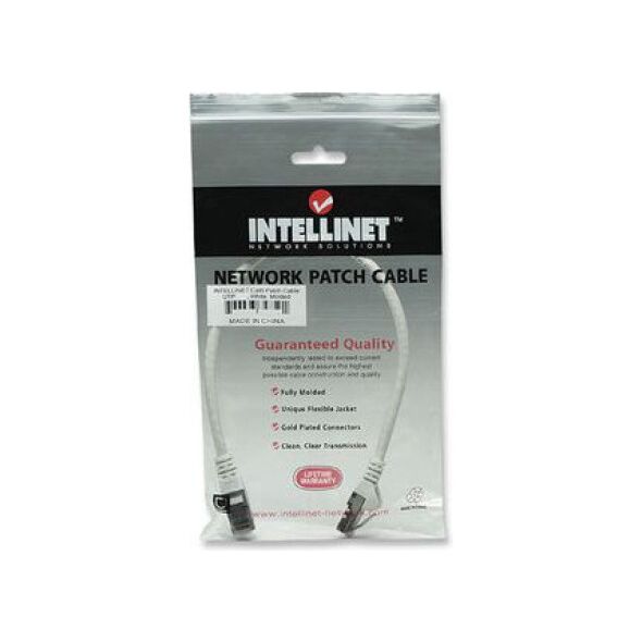 Intellinet Network Solutions patch cord RJ45, kat. 6 UTP, 0.5m biały, 100% miedź (341936)