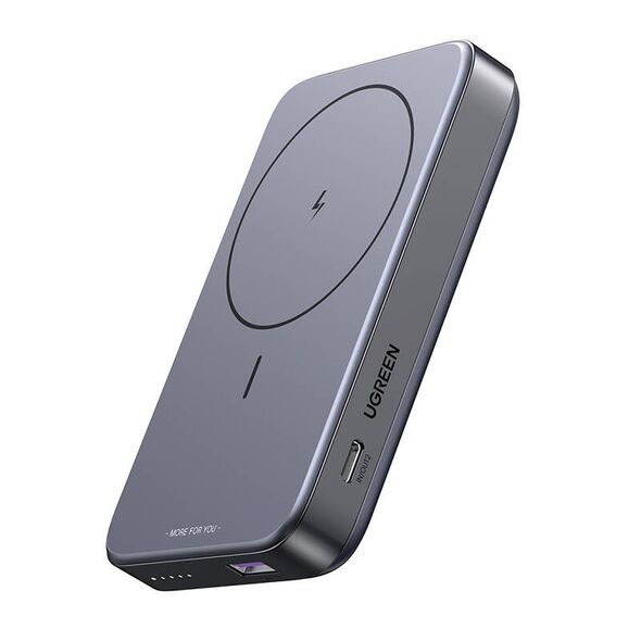 UGREEN PB206 wireless powerbank 10000mAh USB-A, USB-C, 20W (black)