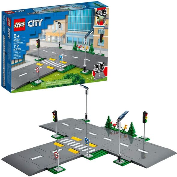 Lego City: Road Plates για 5+ ετών (60304) (LGO60304) έως 12 άτοκες Δόσεις
