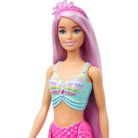 Lalka Barbie Mattel Syrenka Lalka Długie włosy HRR00