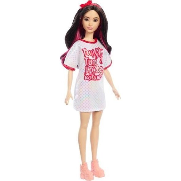 Mattel Fashionistas Lalka Sukienka opalizujące kropki (HRH12)