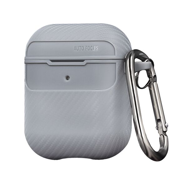 Carbon case for Airpods 4 with ANC grey 5906961927514