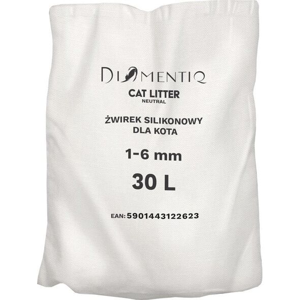 Żwirek dla kota Diamentiq DIAMENTIQ Neutral - żwirek neutralny - 30 l