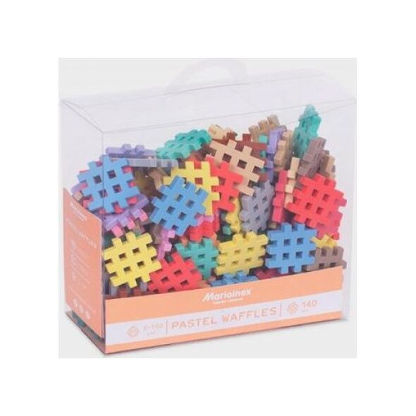 Marioinex Klocki Waffle Mini pastelowe 140el. 2+ Marioinex