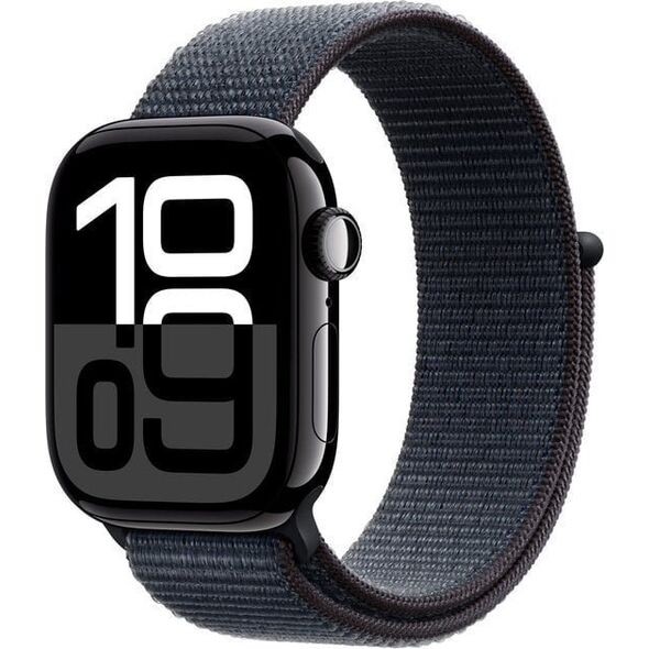 Smartwatch Apple Watch 10 GPS 46mm Jet Black Alu Sport Loop Granatowy (MWWR3)