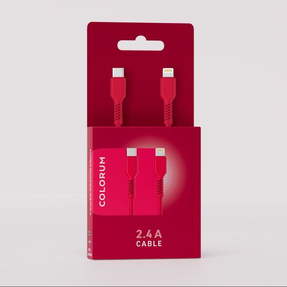 COLORUM cable USB-A - USB-C 1,8m 3A CK60-AC-09 xLavenda 5907457718555