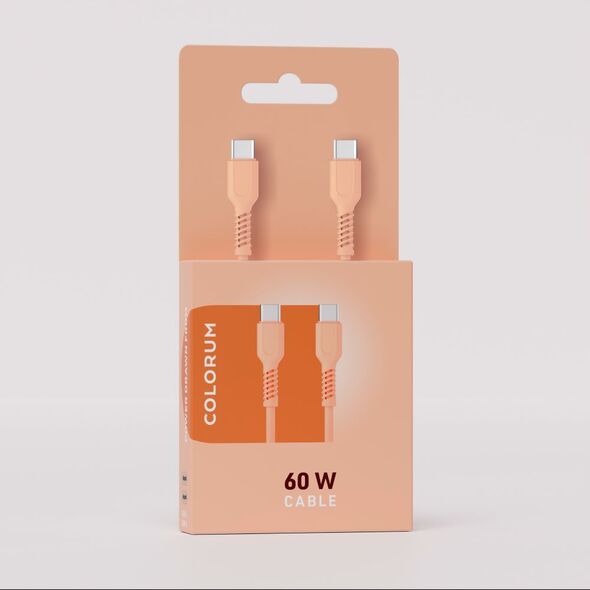 COLORUM cable USB-A - USB-C 1,8m 3A CK60-AC-10 xOrange 5907457718562