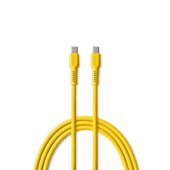 COLORUM cable USB-C - USB-C 1,8m 3A CK60-CC-05 xYellow 5907457729827