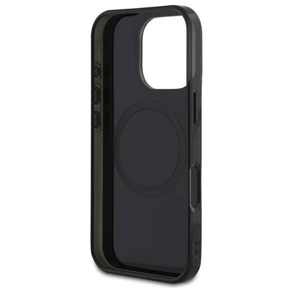 Original Case IPHONE 16 PRO MAX Mercedes Hardcase MB Double Layer Crossed Lines MagSafe (MEHMP16X23HRSK) black 3666339326678